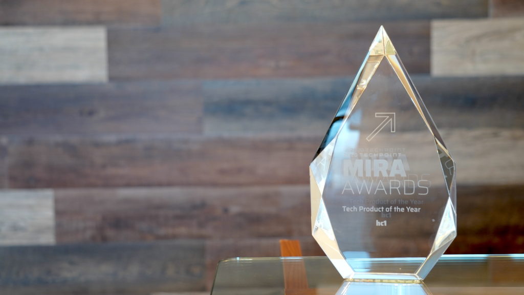 hc1's Mira Award for Tech Product of the Year.