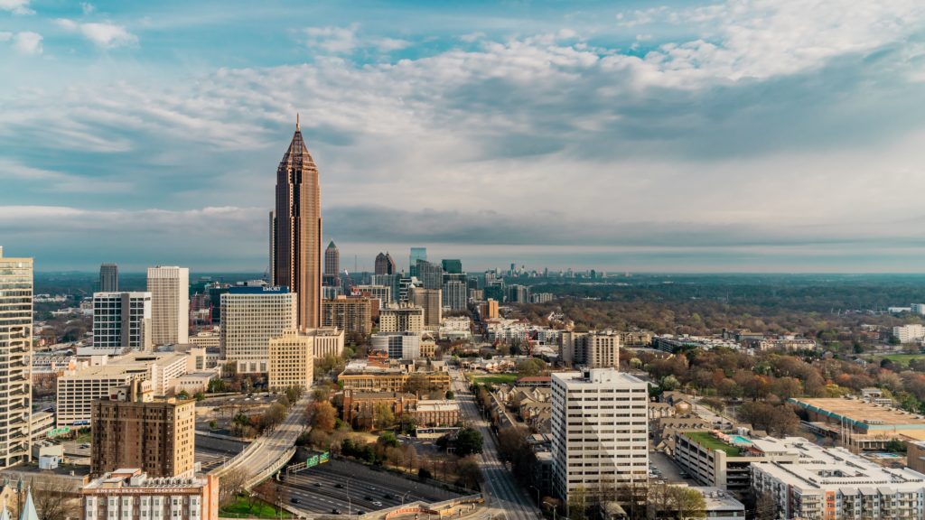 Atlanta, Georgia is a major tech hub.
