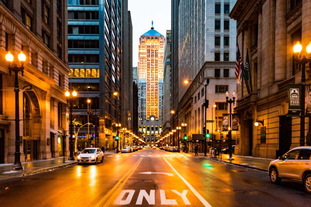 Chicago, Illinois is an emerging tech hub in the midwest.
