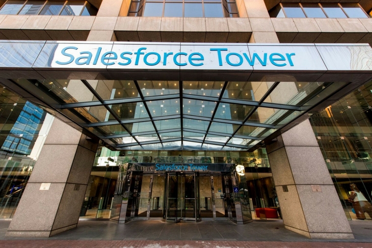 Salesforce Tower in Indianapolis.