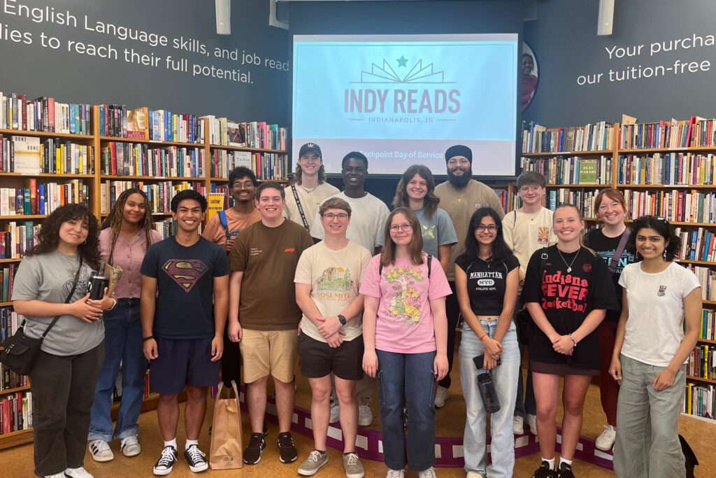 xterns at indy reads books in downtown indianapolis