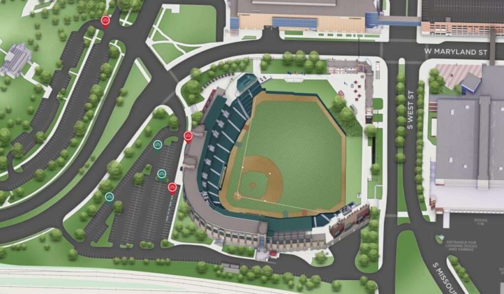 Victory Field map