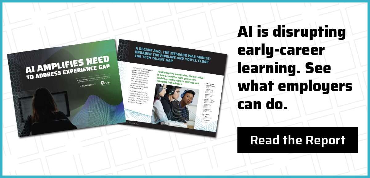 Promotional graphic for a TechPoint report titled 