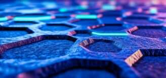 abstract hexagonal texture