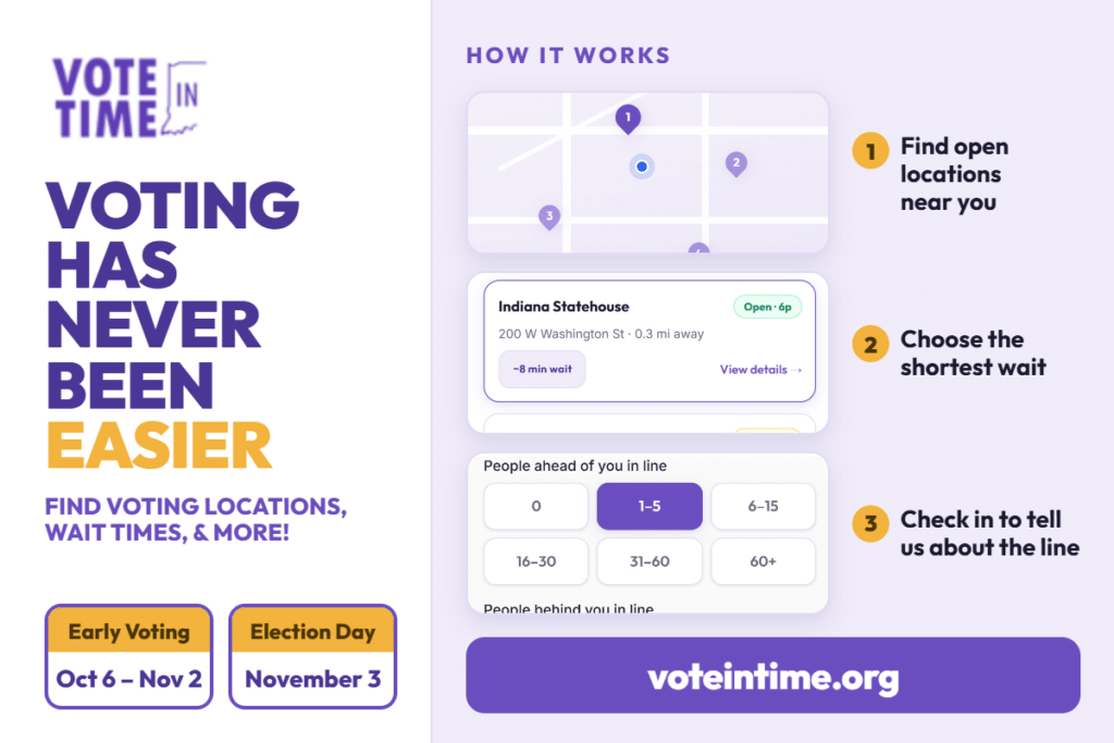 Vote IN Time graphic